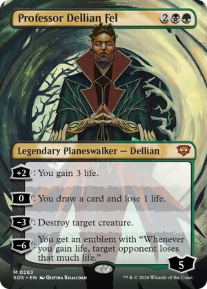 Professor Dellian Fel (Borderless) - 283: Secrets of Strixhaven