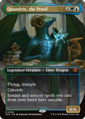 Quandrix, the Proof (Borderless) - 286: Secrets of Strixhaven