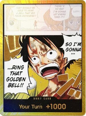 DON!! Card (Luffy) (Gold): Adventure on Kami's Island