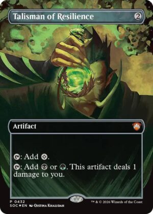 Talisman of Resilience (Borderless) - 432: Commander: Secrets of Strixhaven