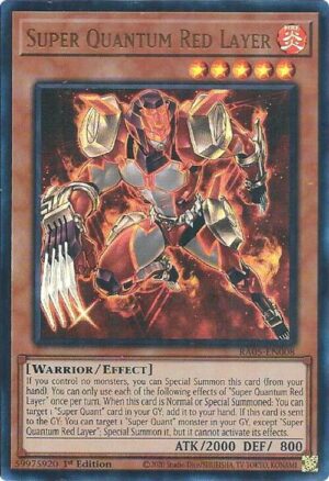 Super Quantum Red Layer (Ultra Rare) - RA05-EN008: Rarity Collection 5