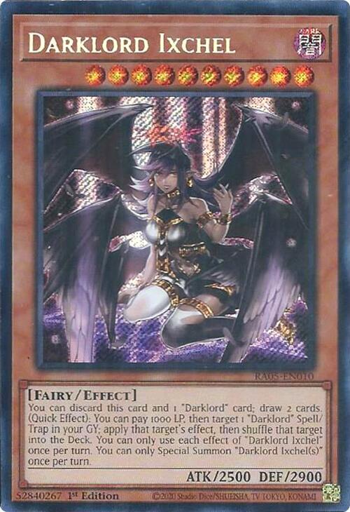 Darklord Ixchel (Secret Rare) - RA05-EN010: Rarity Collection 5