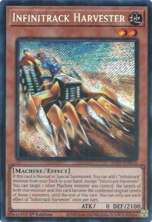 Infinitrack Harvester (Secret Rare) - RA05-EN014: Rarity Collection 5