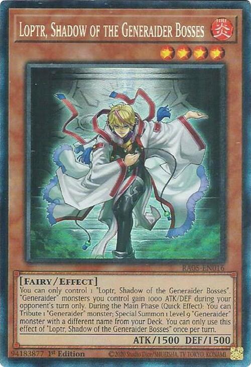 Loptr, Shadow of the Generaider Bosses (Collector's Rare) - RA05-EN016: Rarity Collection 5
