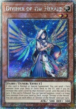Diviner of the Herald (Platinum Secret Rare) - RA05-EN017: Rarity Collection 5