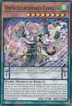 DoSolfachord Coolia - RA05-EN018: Rarity Collection 5