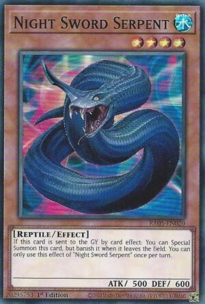 Night Sword Serpent - RA05-EN020: Rarity Collection 5