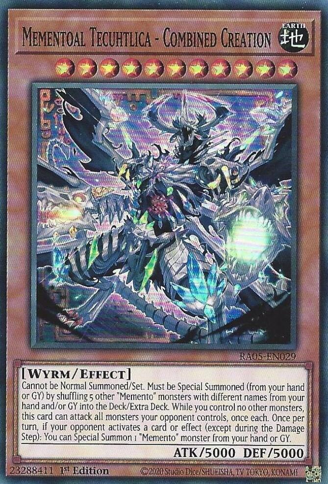 Mementoal Tecuhtlica - Combined Creation - RA05-EN029: Rarity Collection 5