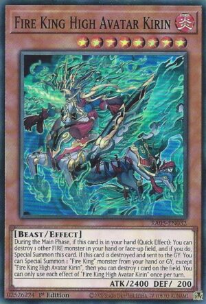 Fire King High Avatar Kirin - RA05-EN032: Rarity Collection 5