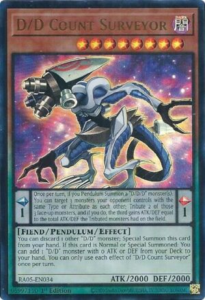 D/D Count Surveyor (Ultra Rare) - RA05-EN034: Rarity Collection 5