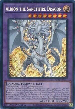 Albion the Sanctifire Dragon (Secret Rare) - RA05-EN037: Rarity Collection 5
