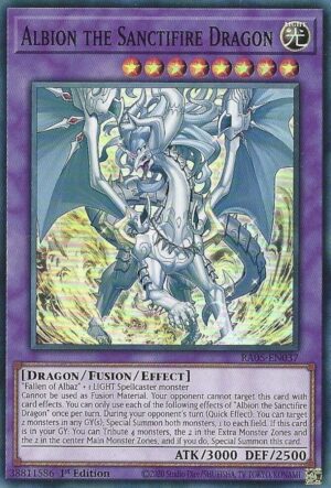Albion the Sanctifire Dragon - RA05-EN037: Rarity Collection 5