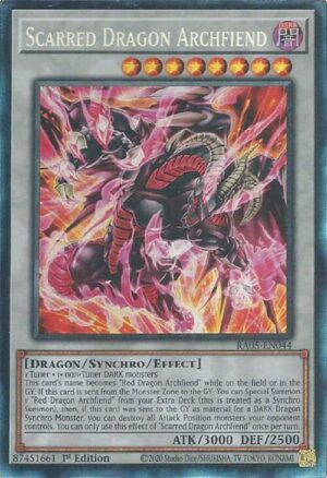 Scarred Dragon Archfiend (Collector's Rare) - RA05-EN044: Rarity Collection 5