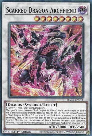 Scarred Dragon Archfiend - RA05-EN044: Rarity Collection 5