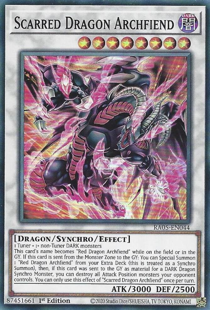 Scarred Dragon Archfiend - RA05-EN044: Rarity Collection 5