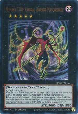 Number C104: Umbral Horror Masquerade (Ultra Rare) - RA05-EN046: Rarity Collection 5