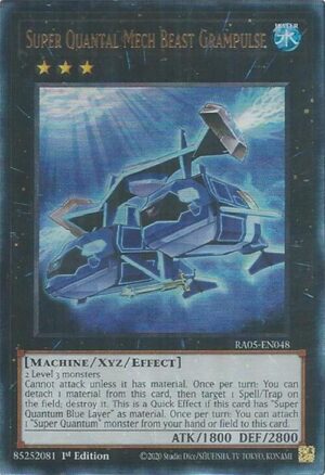 Super Quantal Mech Beast Grampulse (Ultimate Rare) - RA05-EN048: Rarity Collection 5