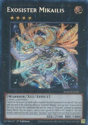 Exosister Mikailis (Secret Rare) - RA05-EN050: Rarity Collection 5
