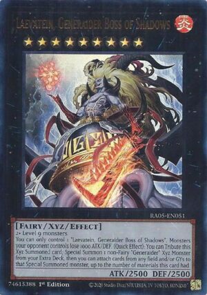 Laevatein, Generaider Boss of Shadows (Ultra Rare) - RA05-EN051: Rarity Collection 5