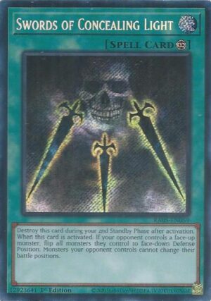 Swords of Concealing Light (Secret Rare) - RA05-EN059: Rarity Collection 5
