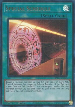 Special Schedule (Ultra Rare) - RA05-EN060: Rarity Collection 5