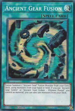 Ancient Gear Fusion - RA05-EN063: Rarity Collection 5