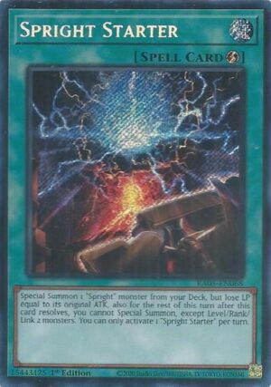 Spright Starter (Secret Rare) - RA05-EN068: Rarity Collection 5