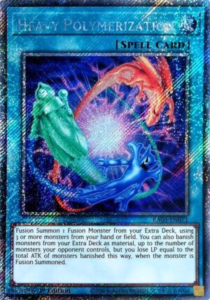Heavy Polymerization (Platinum Secret Rare) - RA05-EN071: Rarity Collection 5