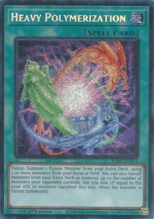 Heavy Polymerization (Secret Rare) - RA05-EN071: Rarity Collection 5