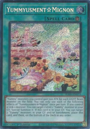 YummyusmentMignon (Secret Rare) - RA05-EN073: Rarity Collection 5