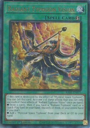 Radiant Typhoon Vision (Ultimate Rare) - RA05-EN075: Rarity Collection 5