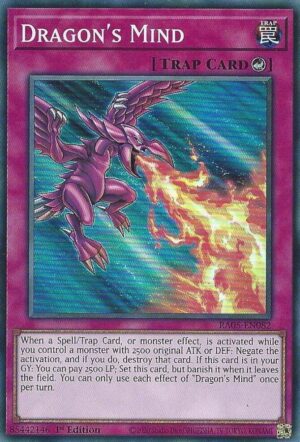 Dragon's Mind - RA05-EN082: Rarity Collection 5