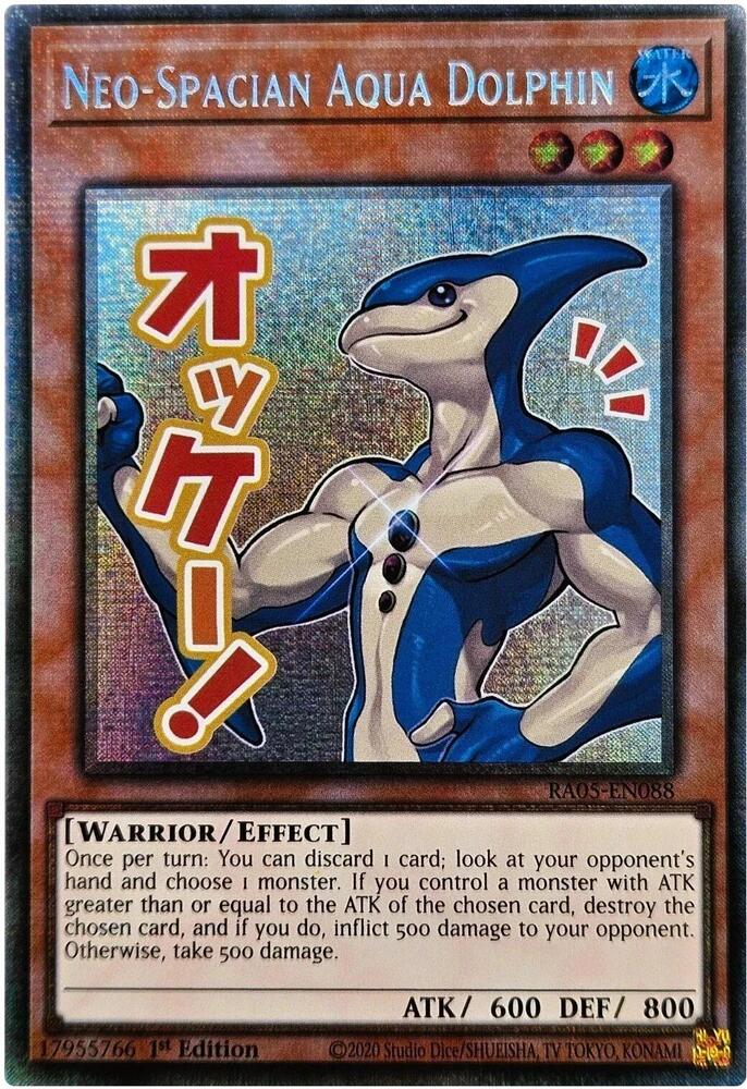 Neo-Spacian Aqua Dolphin (Starlight Rare) - RA05-EN088: Rarity Collection 5