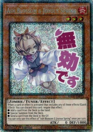 Ash Blossom & Joyous Spring (Starlight Rare) - RA05-EN091: Rarity Collection 5
