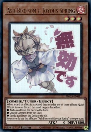 Ash Blossom & Joyous Spring - RA05-EN091: Rarity Collection 5