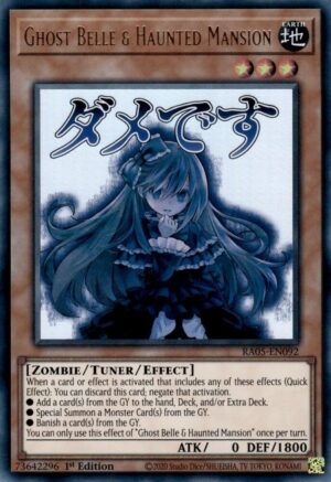 Ghost Belle & Haunted Mansion - RA05-EN092: Rarity Collection 5