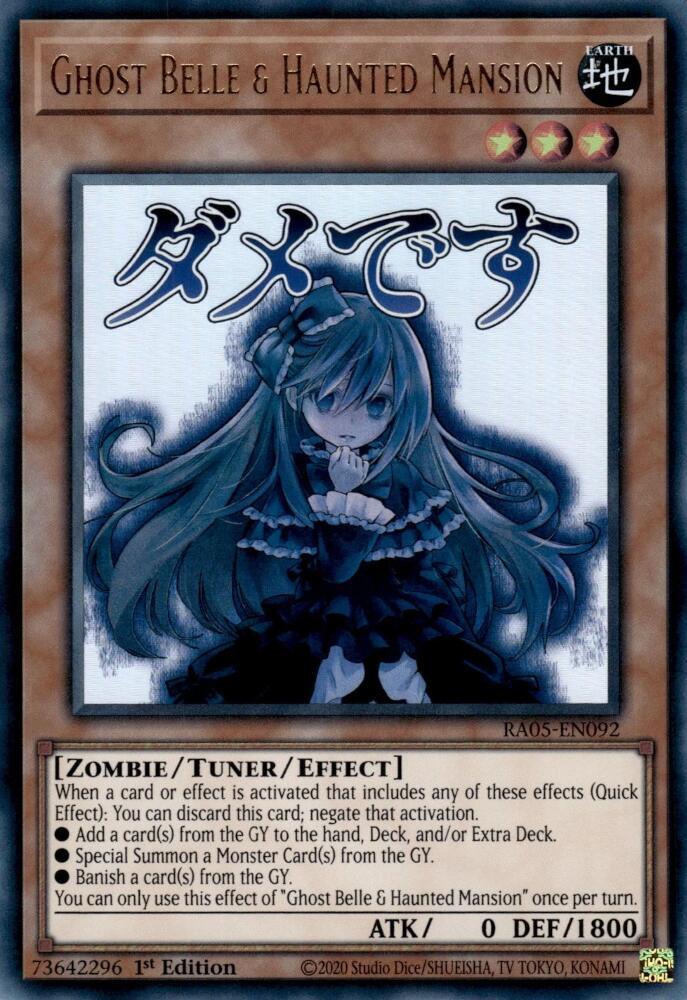 Ghost Belle & Haunted Mansion - RA05-EN092: Rarity Collection 5