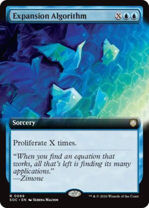 Expansion Algorithm (Extended Art) - 69: Commander: Secrets of Strixhaven