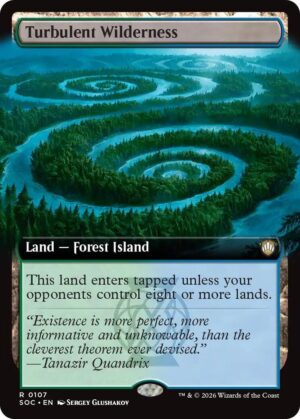 Turbulent Wilderness (Extended Art) - 107: Commander: Secrets of Strixhaven