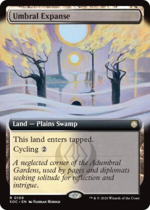 Umbral Expanse (Extended Art) - 108: Commander: Secrets of Strixhaven