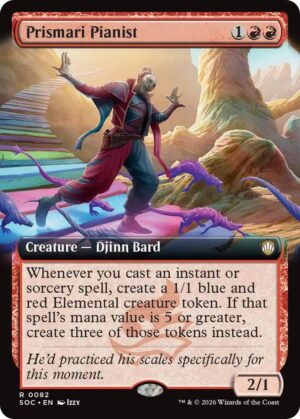 Prismari Pianist (Extended Art) - 82: Commander: Secrets of Strixhaven
