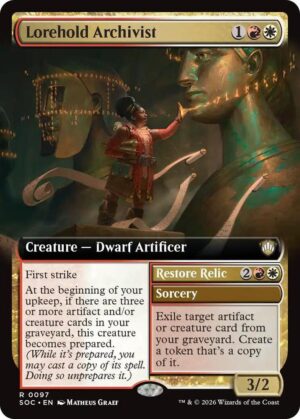 Lorehold Archivist (Extended Art) - 97: Commander: Secrets of Strixhaven