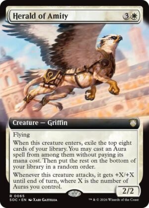 Herald of Amity (Extended Art) - 65: Commander: Secrets of Strixhaven