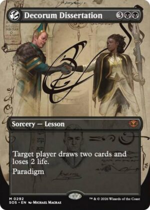 Decorum Dissertation (Borderless) - 292: Secrets of Strixhaven