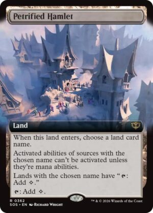 Petrified Hamlet (Extended Art) - 362: Secrets of Strixhaven