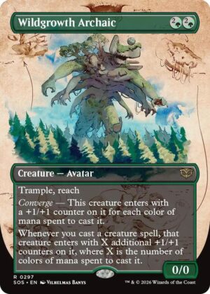 Wildgrowth Archaic (Borderless) - 297: Secrets of Strixhaven