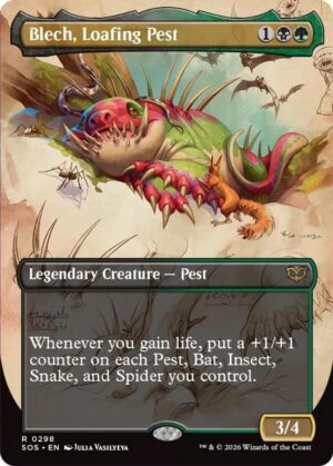 Blech, Loafing Pest (Borderless) - 298: Secrets of Strixhaven