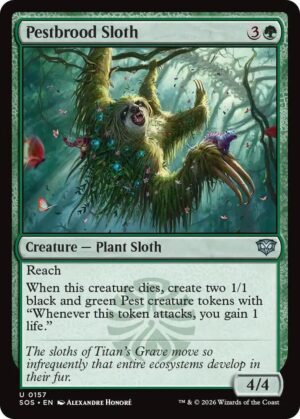 Pestbrood Sloth - 157: Secrets of Strixhaven