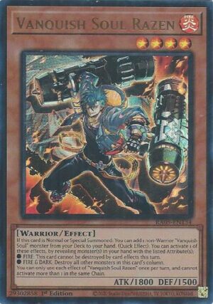Vanquish Soul Razen (Ultra Rare) - RA05-EN134: Rarity Collection 5