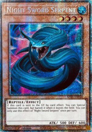 Night Sword Serpent (Starlight Rare) - RA05-EN020: Rarity Collection 5